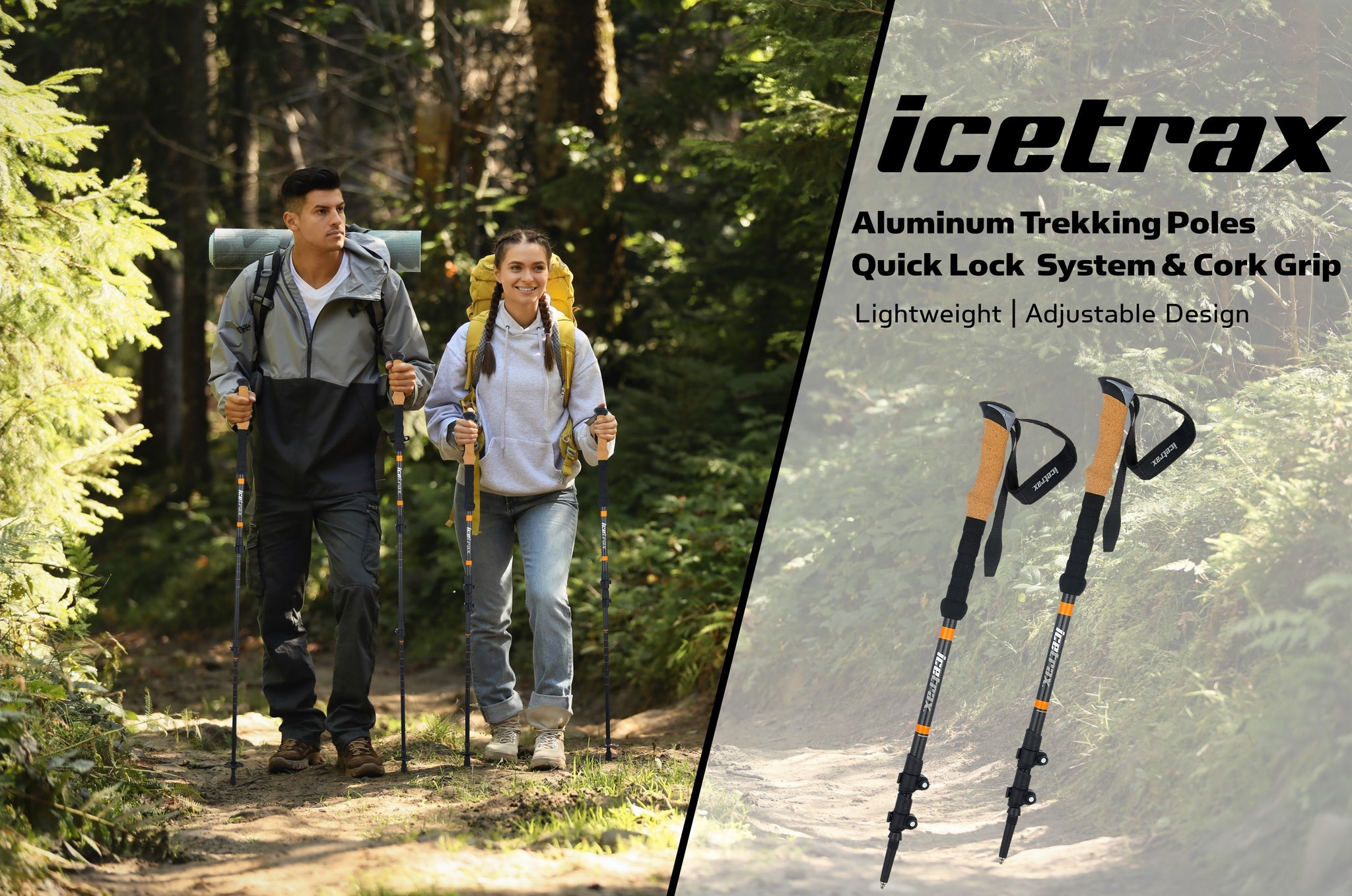 Aluminum store hiking poles