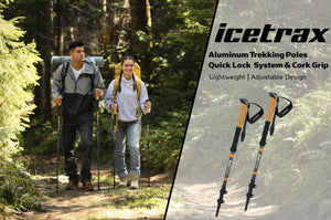 ICETRAX Aluminum Trekking Poles